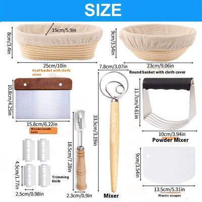 Scraper Blender Oval Baking Tool Suit