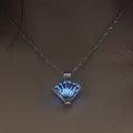 Colorful glow-in-the-dark Shell Necklace