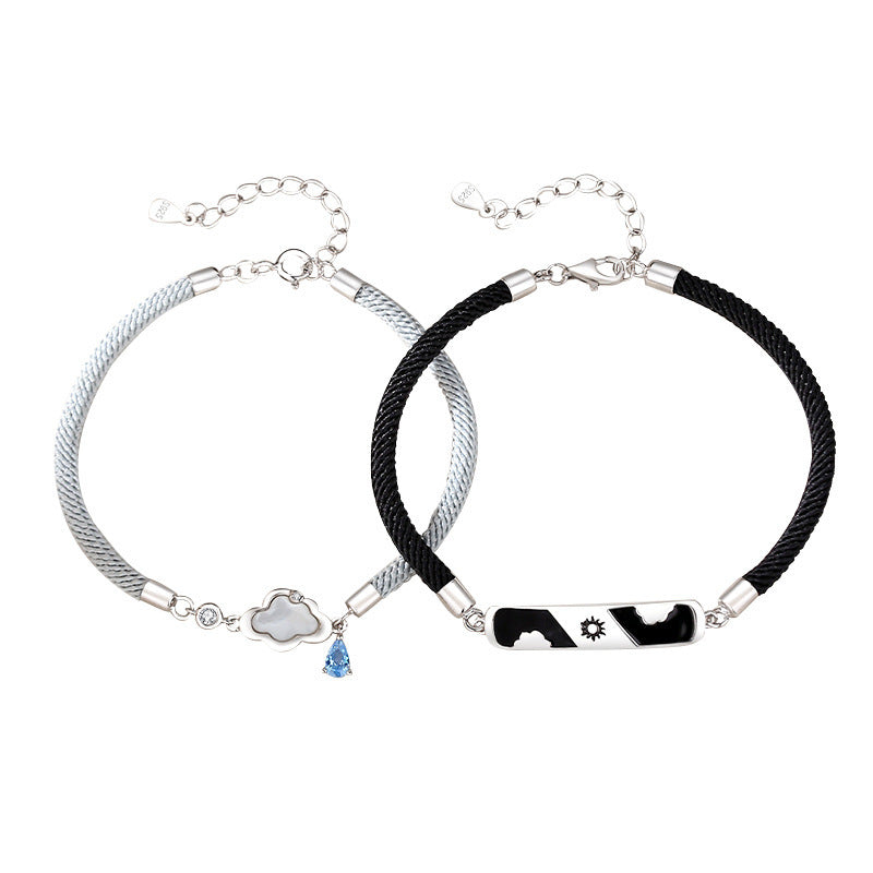 New Sterling Silver Cloud Bracelet