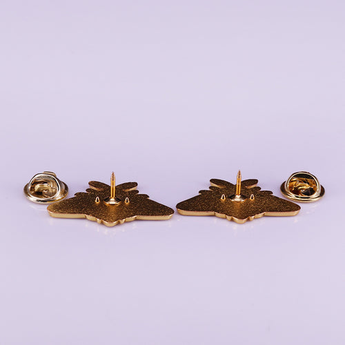 Cloud Moths Enamel Pin Set