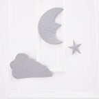 Moon star cloud three-piece pendant