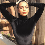 Velvet thermal jumpsuit