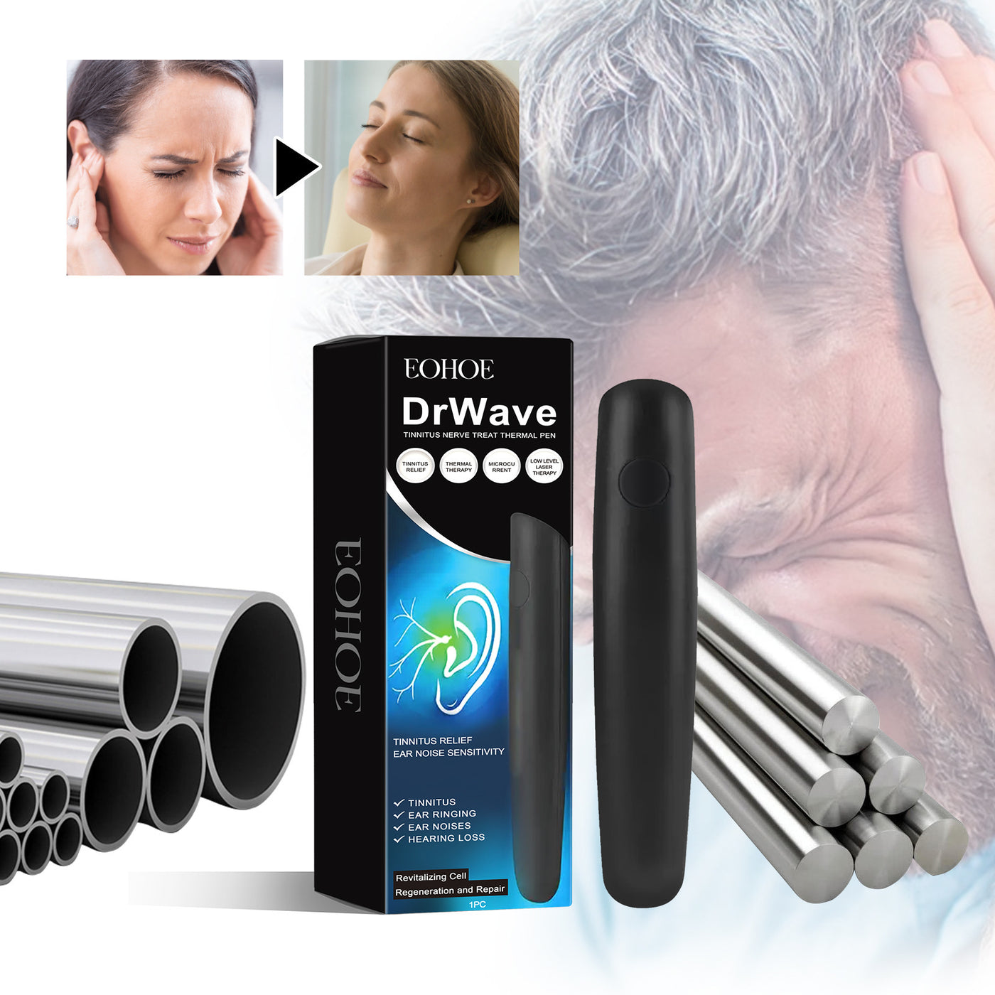 Tinnitus Relieving Thermal Pen Care