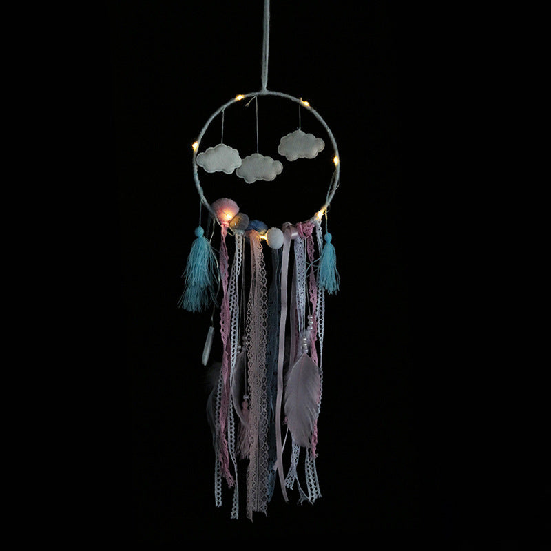 Cloud Dreamcatcher Indoor Aerial Pendant
