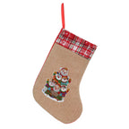 New Linen Christmas Glow Shaped Socks