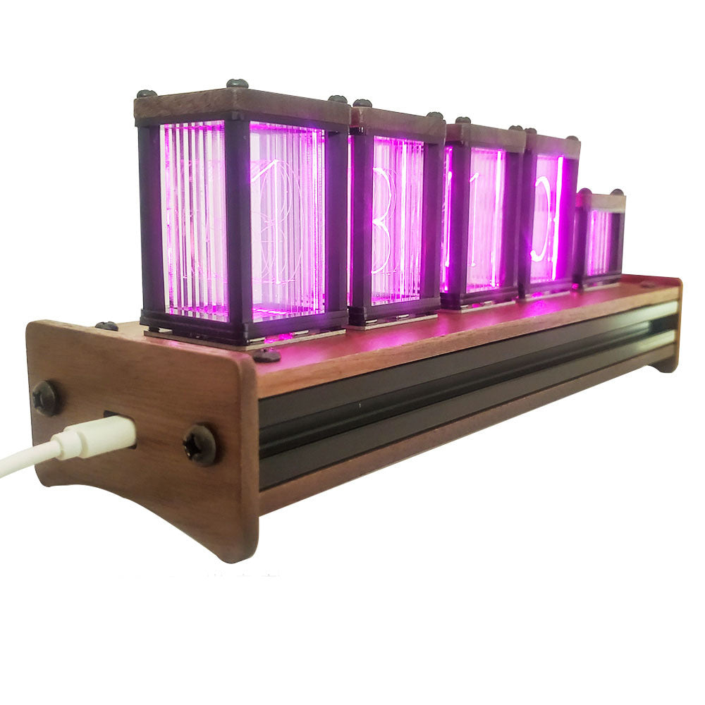 Pseudo Glow Tube Creative Digital Clock Ornaments