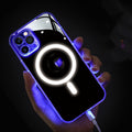 13pro Transparent Mobile Phone Case Side Glow