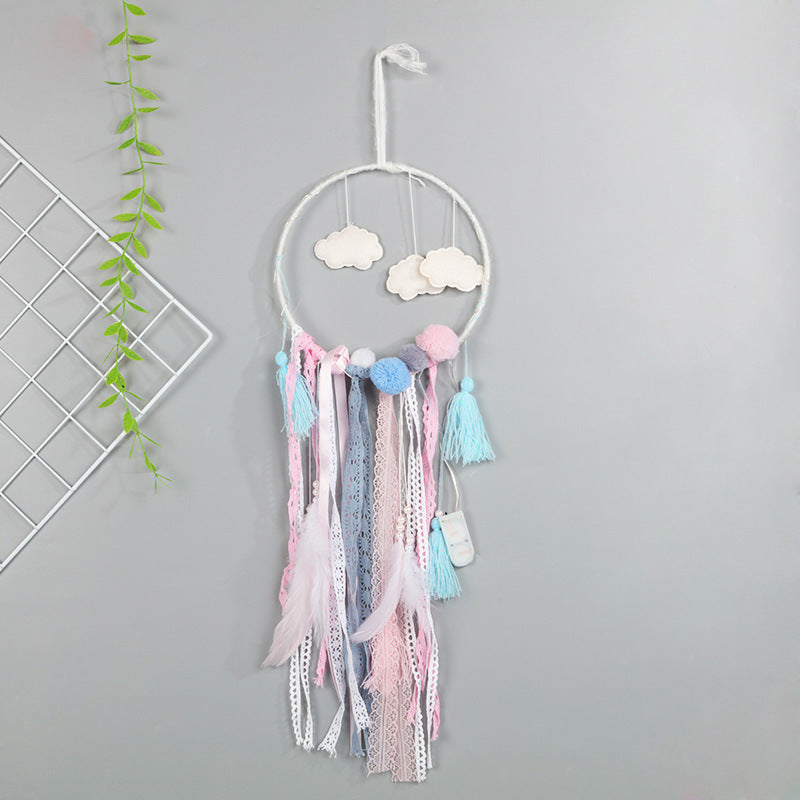 Cloud Dreamcatcher Indoor Aerial Pendant