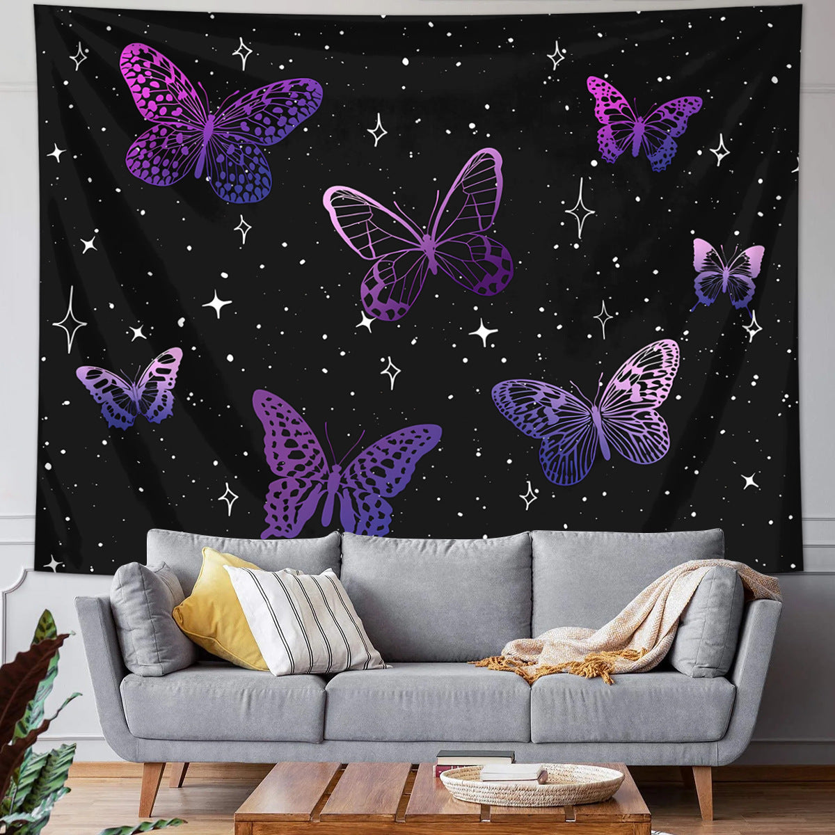 Fantasy Eyes Character Science Mathematics Blackboard Formula Tapestry