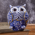 Blue And White Owl Home Creative Small Ornaments
