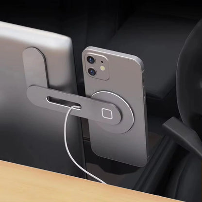 Expandable Phone Stand for Laptop - Magnetic Folding Phone Holder with 15W Fast Charger