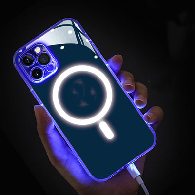 13pro Transparent Mobile Phone Case Side Glow