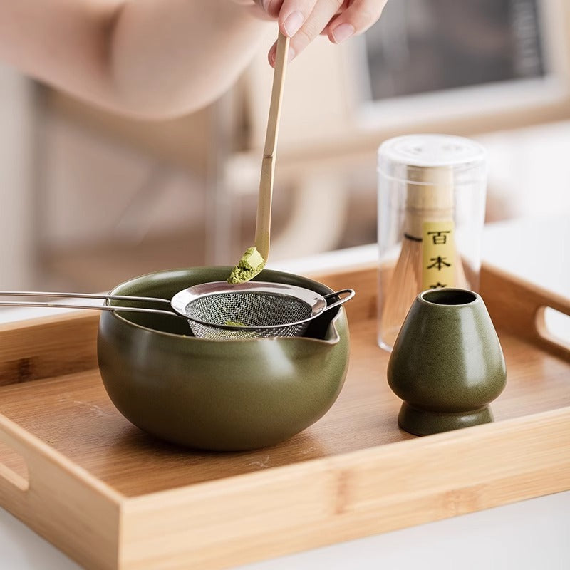 Matcha Blender Tea Whisk Tools Set