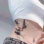 Popular Fox Color Tattoo Sticker Lasting Scar Cover Up