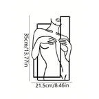 Girly Body Line Silhouette Wall Decoration